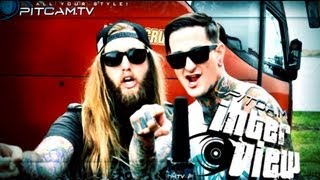 SUICIDE SILENCE Interview w Mitch Lucker and Mark  With Full Force 2012 [upl. by Ewold785]