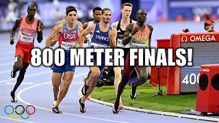 Mens 800 Meter Finals WERE INSANE  2024 Paris Olympics [upl. by Akiehs]