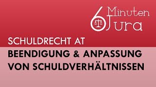 Beendigung und Anpassung von Schuldverhältnissen 12 [upl. by Adina]