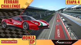 RRS FERRARI CHALLENGE  CIRCUITO DE MONZA  Etapa 4 FINAL live onboardRACEROOM [upl. by Casabonne567]