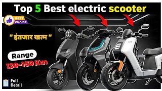 ⚡ Top 5 best electric scooter in india  best ev scooter in india 2024  Gadi Wale Bhaiya [upl. by Aretahs]