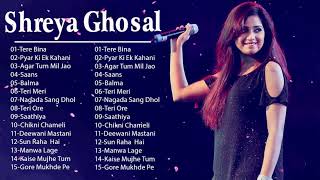 Best 15 Songs Shreya Ghoshal Hindi Hits Collection 2021 [upl. by Ibbison]