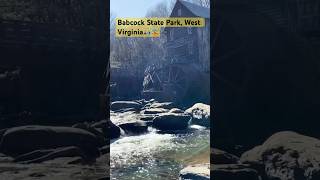 Babcock State Park West Virginia shorts hiking [upl. by Dnomyad]