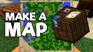 How to Make a Map in Minecraft 1163 [upl. by Felix569]