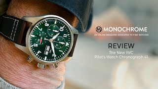 REVIEW The New IWC Pilots Watch Chronograph 41 for 2021 [upl. by Hebert788]