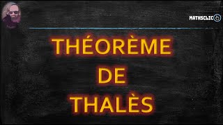 🔴MATHSCLIC EXERCICE  THÉORÈME DE THALÈS [upl. by Anaira]