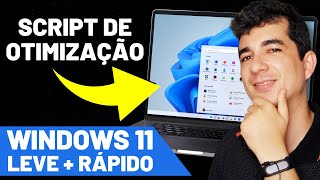 NOVO SCRIPT DE OTIMIZAÇÃO PARA DEIXAR O WINDOWS 11 MAIS RÁPIDO e LEVE [upl. by Paradies]