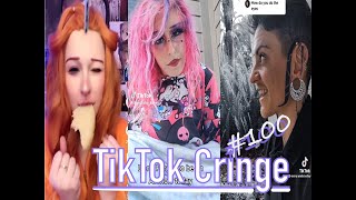 TikTok Cringe  CRINGEFEST 100 [upl. by Ellimahs588]