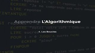 Lalgorithmique 510  La boucle POUR [upl. by Fleeman]