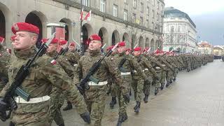 Przemarsz Wojska Polskiego i służb mundurowych [upl. by Ymor]