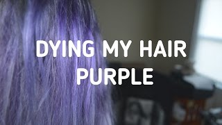 HOW TO Smokey Lavender Hair  Pravana ChromaSilk Vivids [upl. by Nref646]