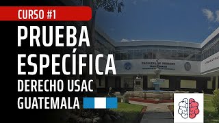 Curso PRUEBA ESPECIFICA PARTE 1 ⚖ Derecho USAC  Facultad Inteligente [upl. by Arthur]