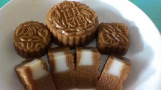 学做豆奶咖啡燕菜月饼 Soy coffee jelly mooncake tutorial [upl. by Ackerman84]