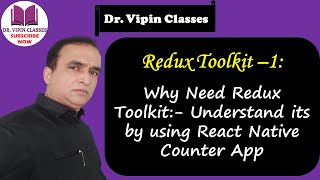 Why Need Redux Toolkit  Understand its by using React Native Counter App  Redux Toolkit 1 [upl. by Roer239]