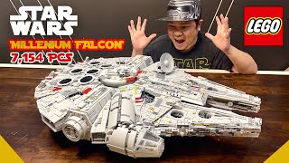 6 ปีก็ยังไม่สายกับ LEGO STAR WARS UCS 75192 MILLENNIUM FALCON 7154 ชิ้น [upl. by Asiaj]