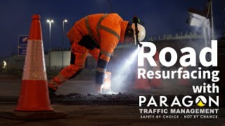 Road Resurfacing with Paragon Traffic Management [upl. by Lilahk525]