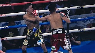 OSCAR VALDEZ VS EMANUEL NAVARRETE FULL FIGHT HIGHLIGHTS [upl. by Htiduj]