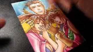 Aimos Sketch Card Drawing Vid 1  Dragon Age Origins PART 2 [upl. by Martreb]