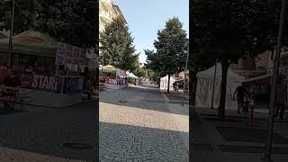 shorts  Hévíz sommerliches Straßenseite mit Buden und Musik [upl. by Nohsauq109]