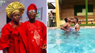 Watch what Rotimi Salami did to Olayinka Solomon in a swimming pool Bimpe Oyebade Lateef Adedimeji [upl. by Essirahs861]