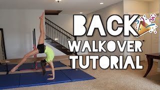 How to do a Back Walkover [upl. by Hazeefah]