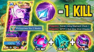 AUTO WINSTREAK XAVIER BEST DAMAGE BUILD IS HERE XAVIER OP BUILD 😱  XAVIER TIPS amp GUIDE  MLBB [upl. by Rayham]