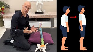 The BEST Lying Position to FIX Neck Hump Hunchback and Poor Posture Dr Mandell [upl. by Lyssa]