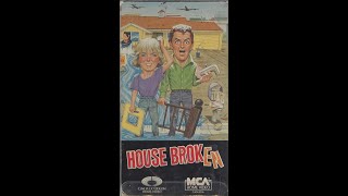 Opening to Housebroken 1985  Canadian VHS Release [upl. by Norek]