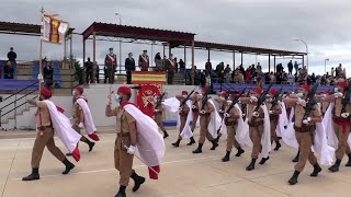 El Grupo de Regulares nº52 desfila en la base de Alfonso XII de Melilla por el 8 de diciembre [upl. by Adnilam]