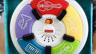 Learn with Lights Piano  Okrągłe Pianinko  FisherPrice  wwwMegaDyskontpl [upl. by Prudy]