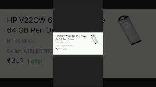 HP Pendrive 64gb Unboxing V22OW  ASMR  shorts unboxing pendrive hp [upl. by Ahsilaf]