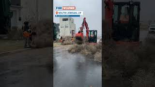 Tumbleweeds Take Over Utah Town tumbleweed utah [upl. by Acinoev55]