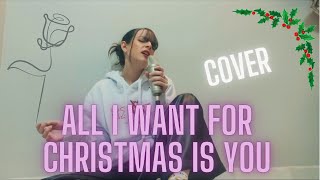 All I Want For Christmas Is You  Mariah Carey Cover  María Galey [upl. by Ahsemrak978]