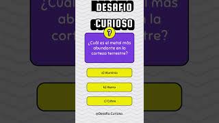 🤯 La corteza TERRESTRE tiene muchos misterios ¿Los adivinas 🌎 quiz cuantosabes juegosdequiz [upl. by Diann901]