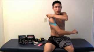 General Shoulder Support taping  Skinetex [upl. by Kenlay244]