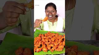 50 Hot Crispy Chicken Wings Manchurian  Chicken wings food chicken mukbang tamilfoodiesvlog [upl. by Nanci]