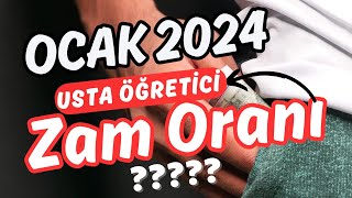 memur maaş zammı ve 2024 ocak usta öğretici ücret hesaplama [upl. by Noyk]