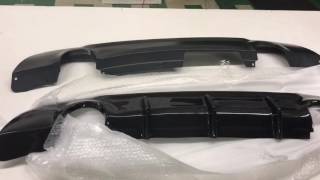 Carbon fiber rear diffuser install BMW 335i [upl. by Etteraj]