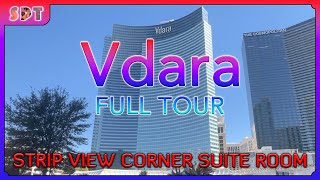 Vdara Hotel and Spa Las Vegas  Full Tour including Pool and Fitness Center  City Corner Suite Room [upl. by Anibur]