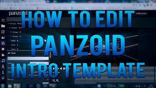 How to edit PANZOID intro template Tutorial  IntroFactory [upl. by Eiramassenav]