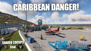 The most DIFFICULT Landings in the Carribean feat Travolt  MSFS  Shared Cockpit  SWS Kodiak100 [upl. by Imefulo94]