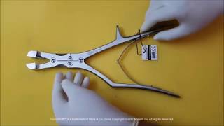 FusionKraft™ Sauerbruch Bone Rongeur Forceps [upl. by Oivatco]