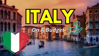 Howt o travel to Italy on a Budget 🇮🇹💸 [upl. by Thierry]