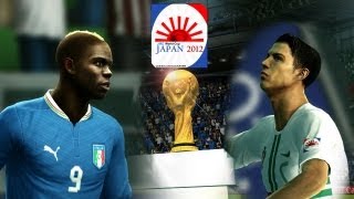 Italy vs Portugal  Final Match  World Cup Japan 2012  Pro Evolution Soccer 2012 PES 2012 [upl. by Aelber]