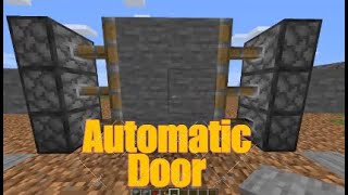 Minecraft best automatic  secret door [upl. by Ellessig]