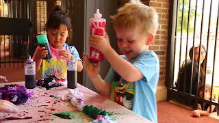 TieDye Day At The Child Development Research Center [upl. by Hasila671]