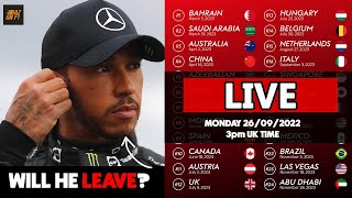 The 2023 F1 calendar  LIVE [upl. by Storm225]