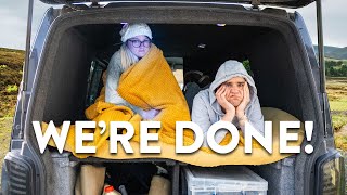 We SUCK at VAN LIFE 1 night amp WE ARE DONE [upl. by Monahon]