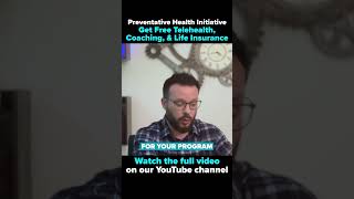 Get Free Telehealth Coaching amp Life Insurance  Preventative Health Initiative shorts [upl. by Chickie]