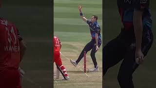 Jason Behrendorff Gets Kobe Herfts Wicket BWvTNGT20Canada SportsCentral Shorts M6A1A [upl. by Joashus]